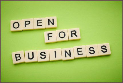 Open For Business Logo