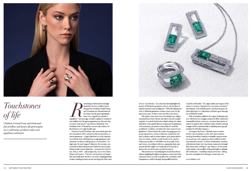 Chatham's feature two-page spread in the 100 Years of the Phantom publication.