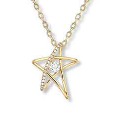 Lab Grown Diamond Star Pendant