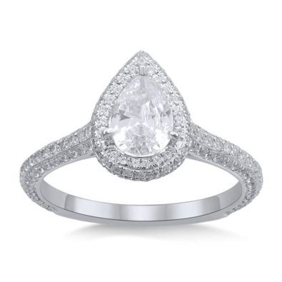 Fancy Shaped Bridal Ring