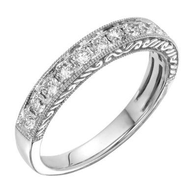 1/2CT Vintage Diamond Band