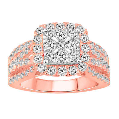 Multi-Stone Center Engagement Ring