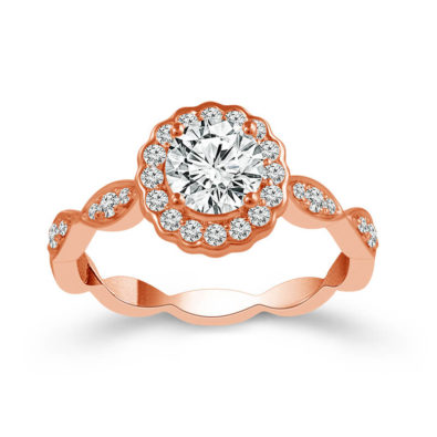 Rose Gold Diamond Ring