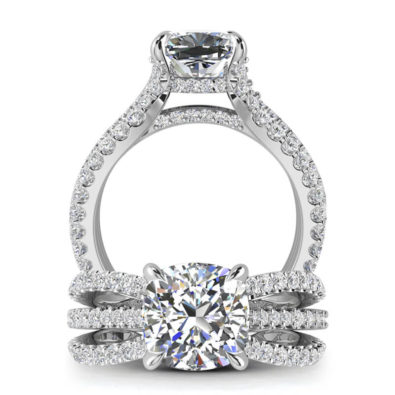 Silver Diamond Rings