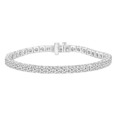 14K White Gold Diamond Tennis Bracelet