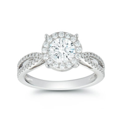 14K White Gold 1.40ctw Diamond Ring