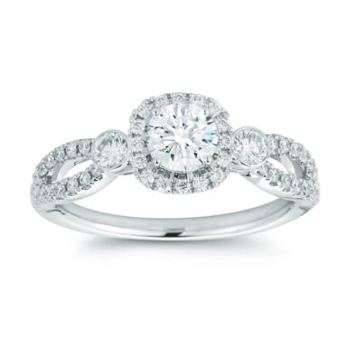 Platinum 1.00ctw Diamond Ring