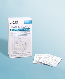 Clean + Care® Jewelry + Watch Cleansing Wipes