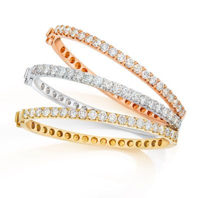Diamond Bangle Bracelets
