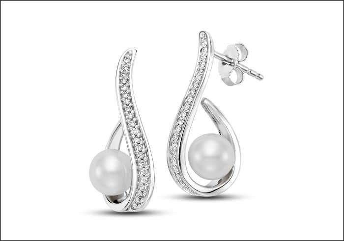 Mastoloni Pearl Silver Earrings