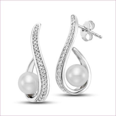 Mastoloni Pearl Silver Earrings