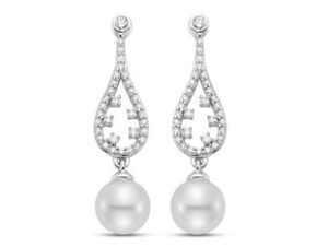 Mastoloni Pearls Diamond Drop Earrings