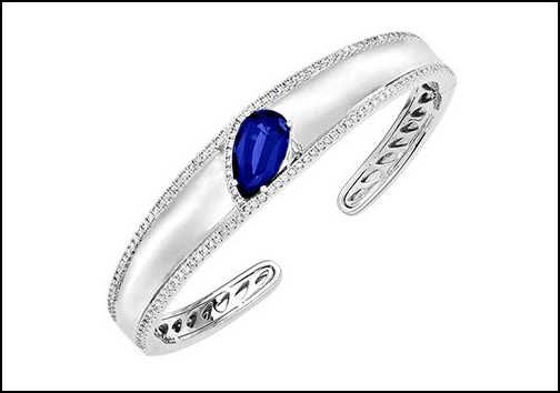 Chatham Lab Grown Sapphire Bracelet