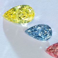 Fancy Colored Diamonds Trio