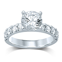 ring platinum engagement from a Jewelry Manufacturer USA