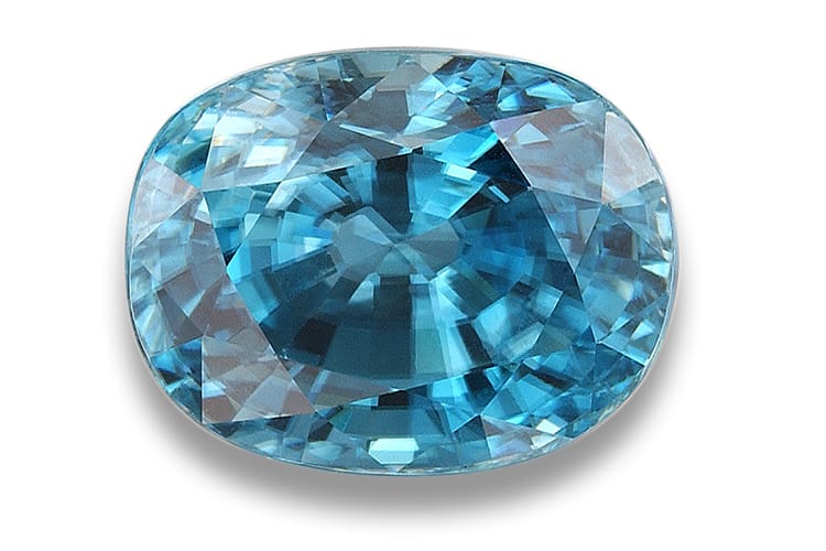 Oval gemstone from a jewelry manufacturer