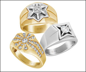 Men's Gold and Silver Rings