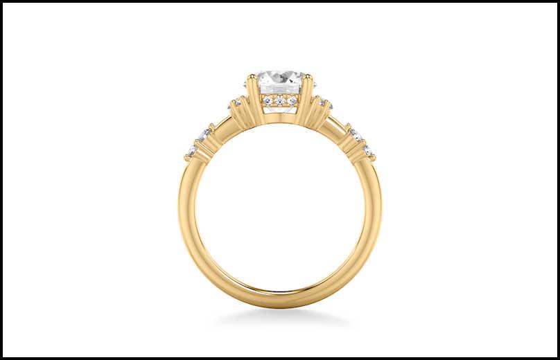 Goldman Halo Engagement Ring