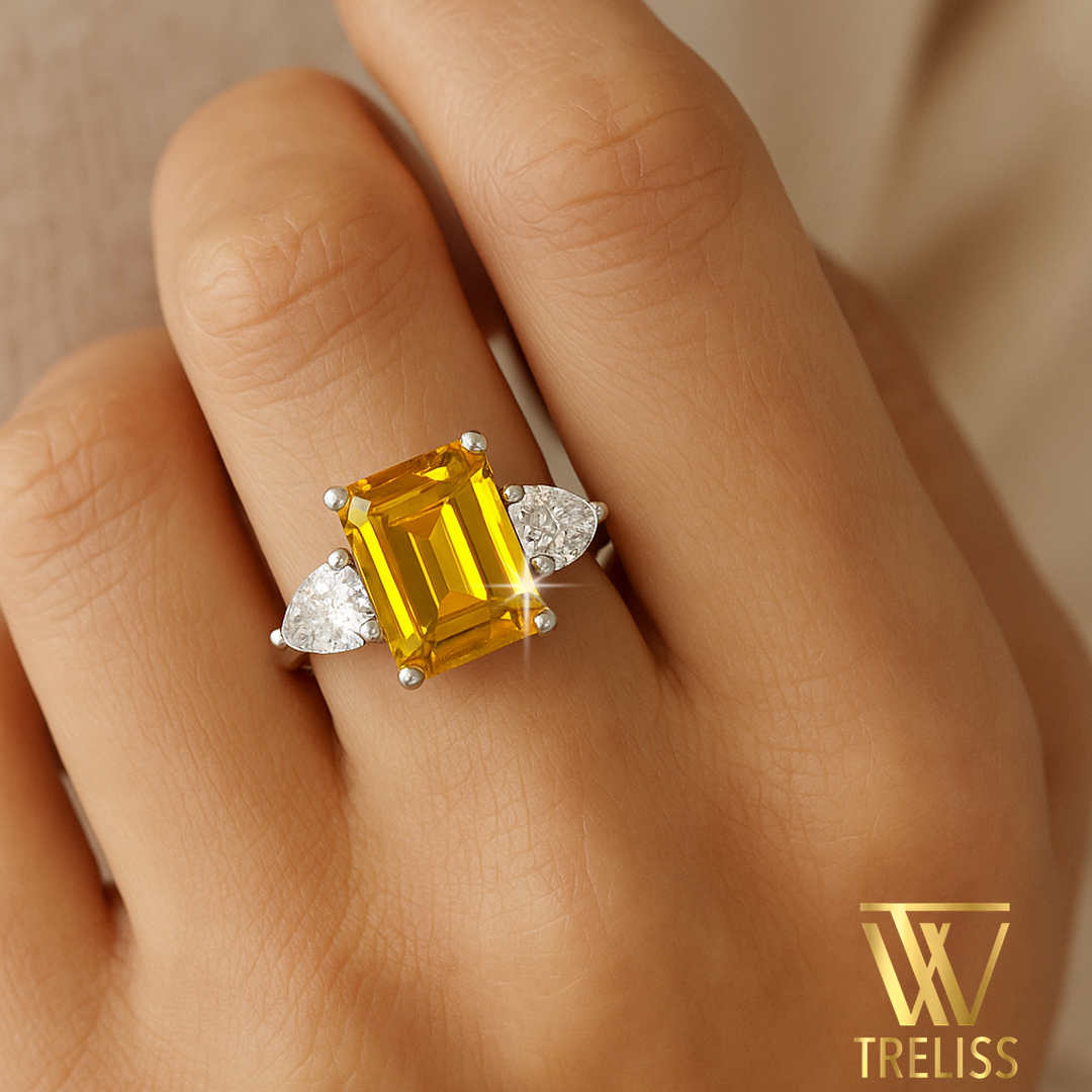 Yellow Lab Grown Diamond Ring