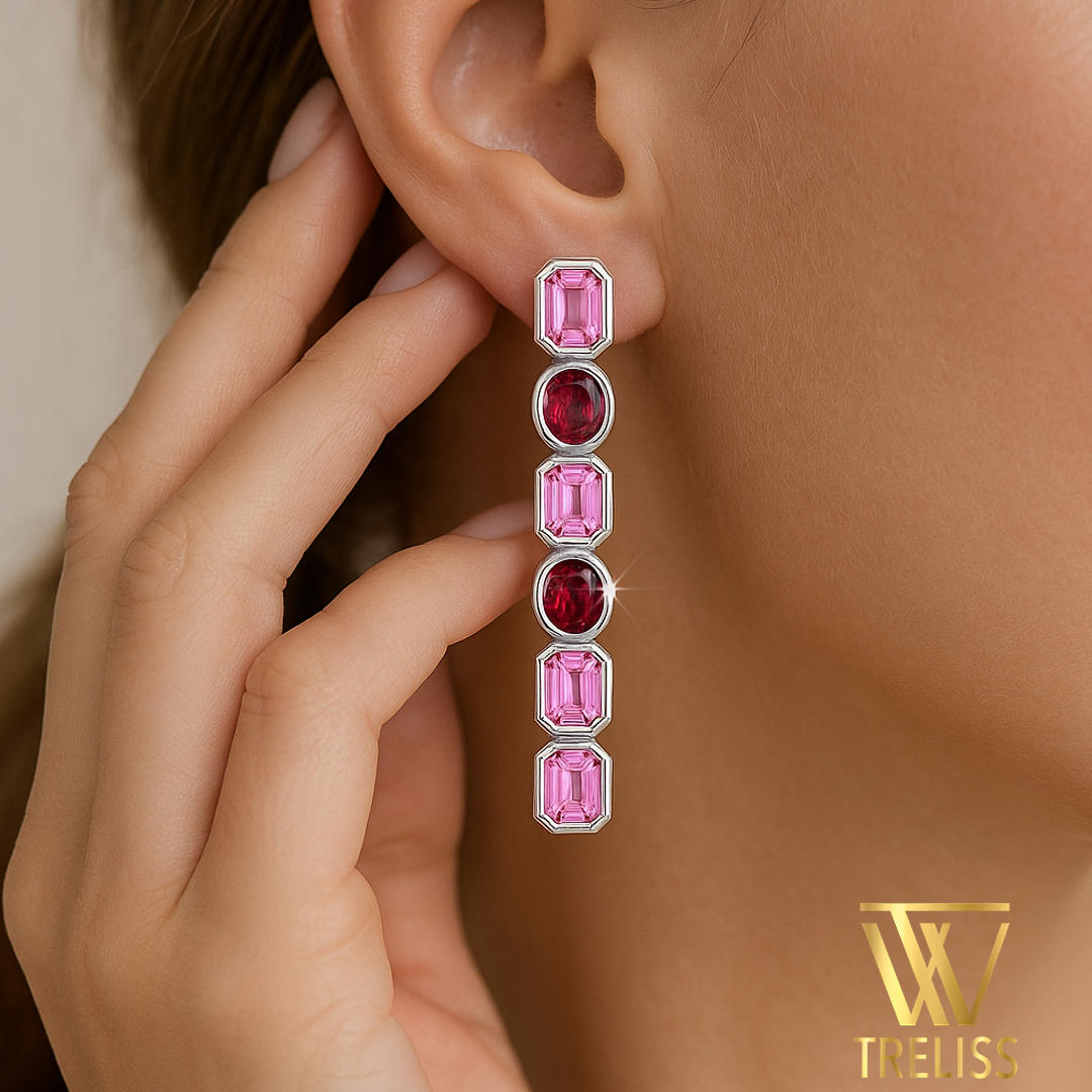 Gemstone Earring