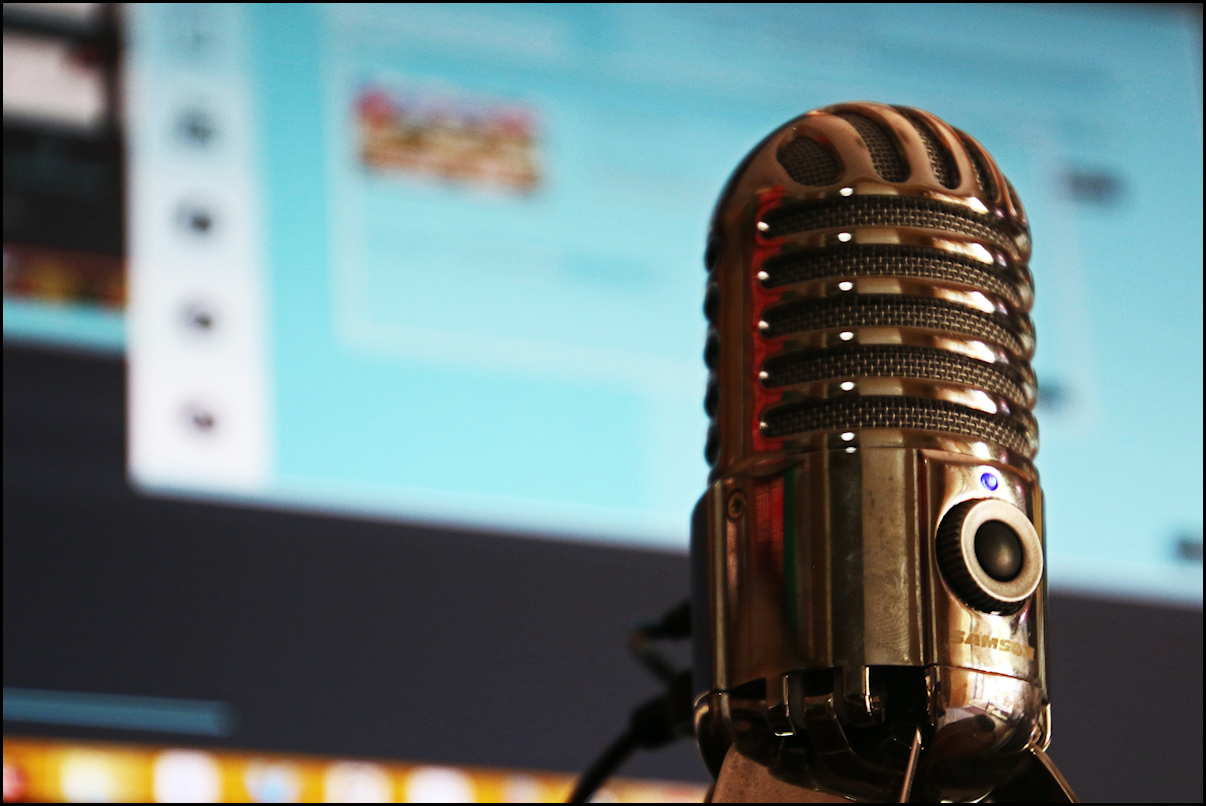 An Image of a Podcast Microphone