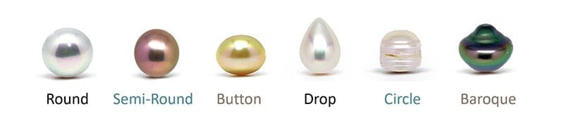 Pearl shapes