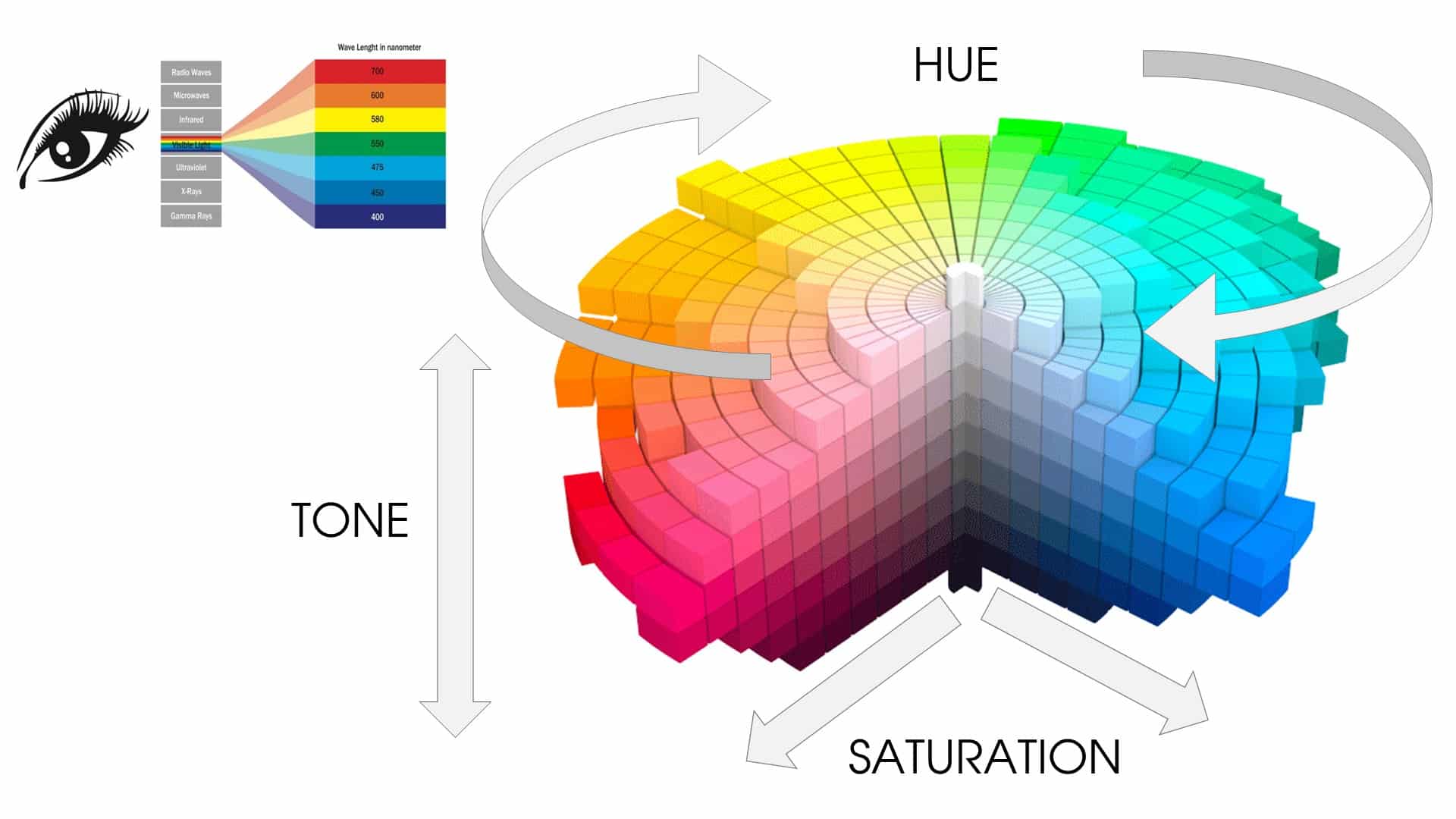 3D Color Universe