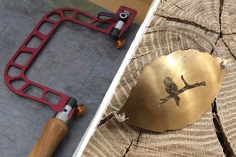 JTS Jewelry Making Tool Set: Bench Pin, Jeweler's Saw Frame, Ring Clamp, & Saw Blades, New